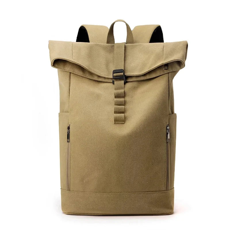 mochila rolltop lona