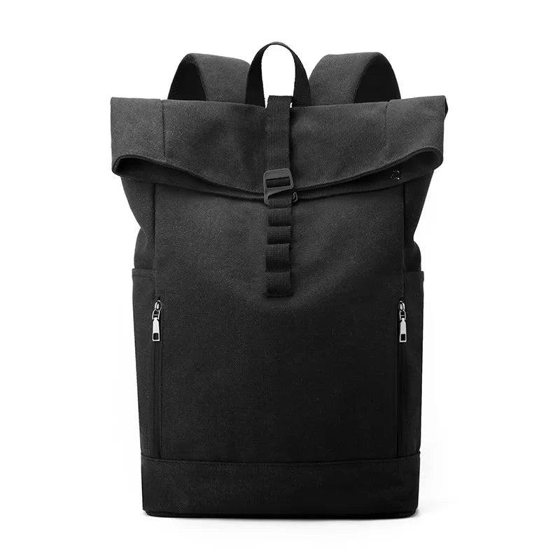 mochila lona rolltop