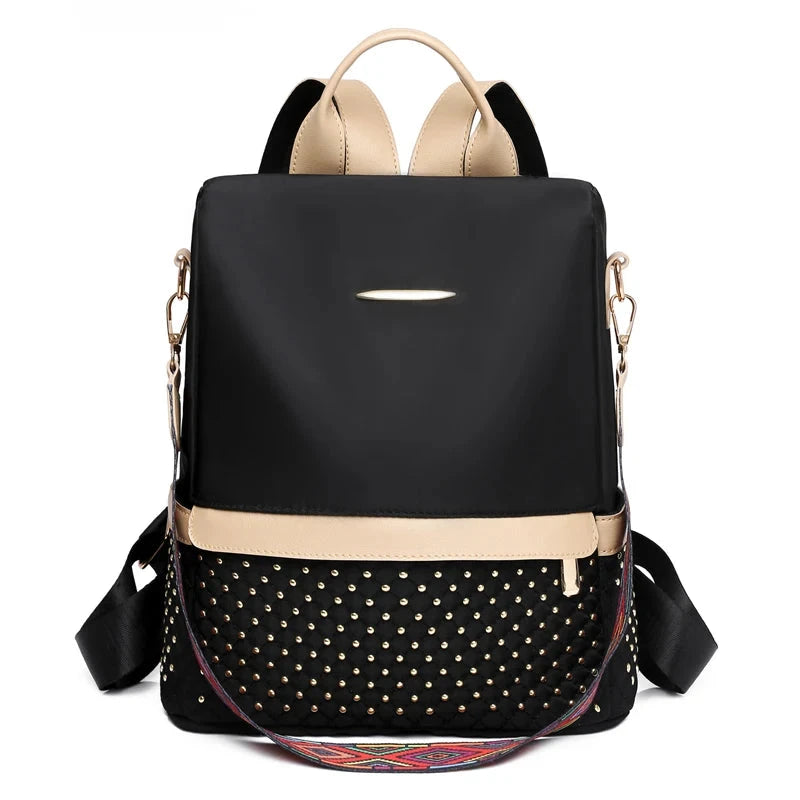Mochila Senhora Anti-Roubo com Fecho Escondido