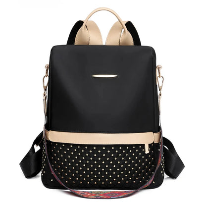 Mochila Senhora Anti-Roubo com Fecho Escondido