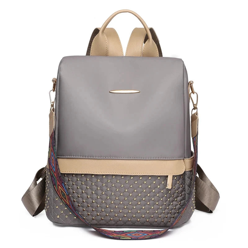 Mochila Senhora Anti-Roubo com Fecho Escondido