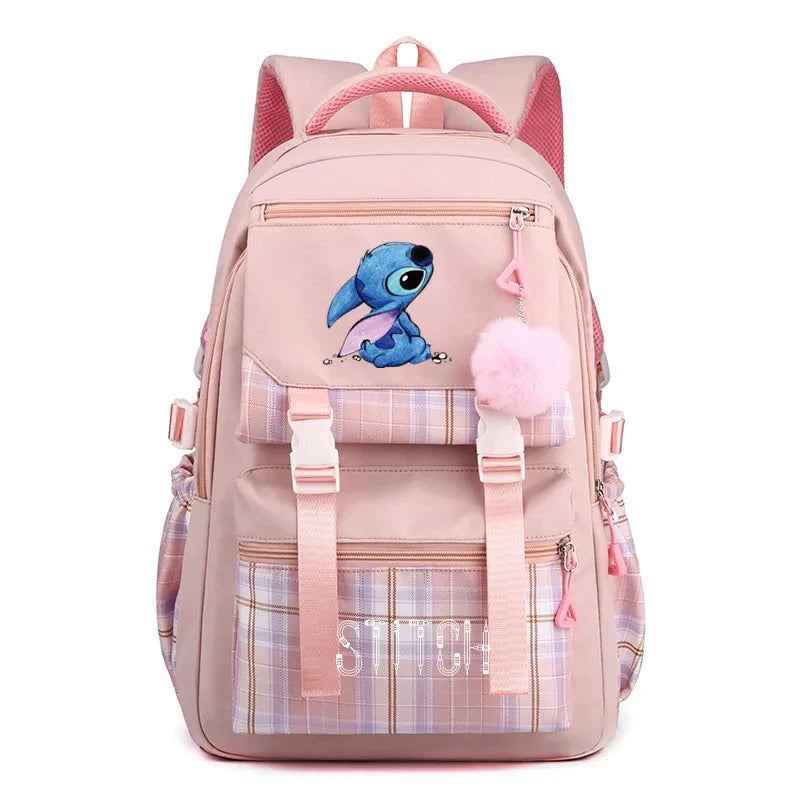 Mochila Stitch Escolar menina