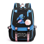 mochila stitch feminina escolar disney