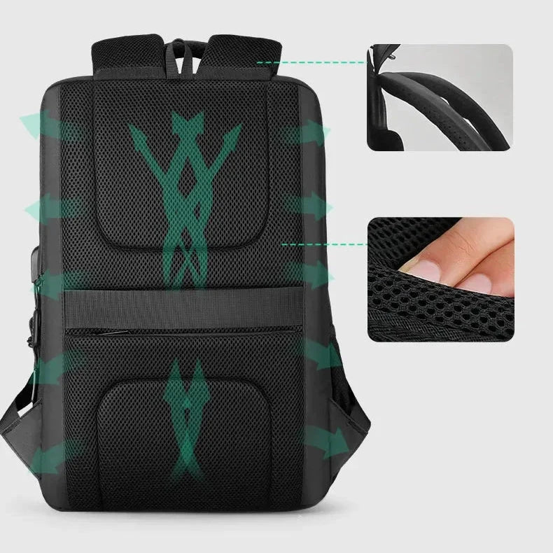 Mochila Trabalho Masculina Portátil 15.6 polegadas