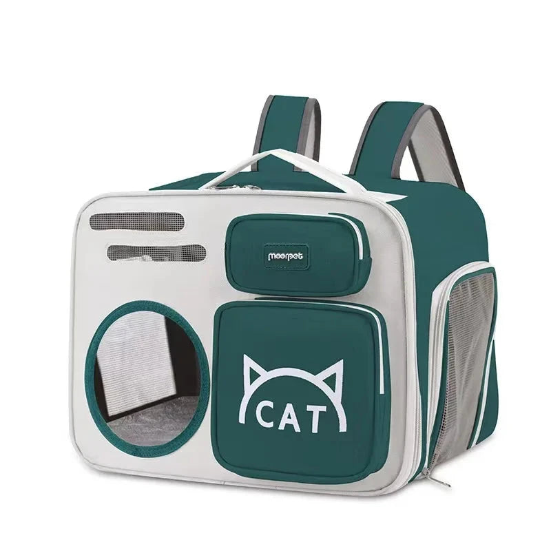 mochila gato grande