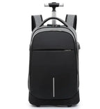 mochila trolley adulto anti roubo para portatil 18 com rodinha