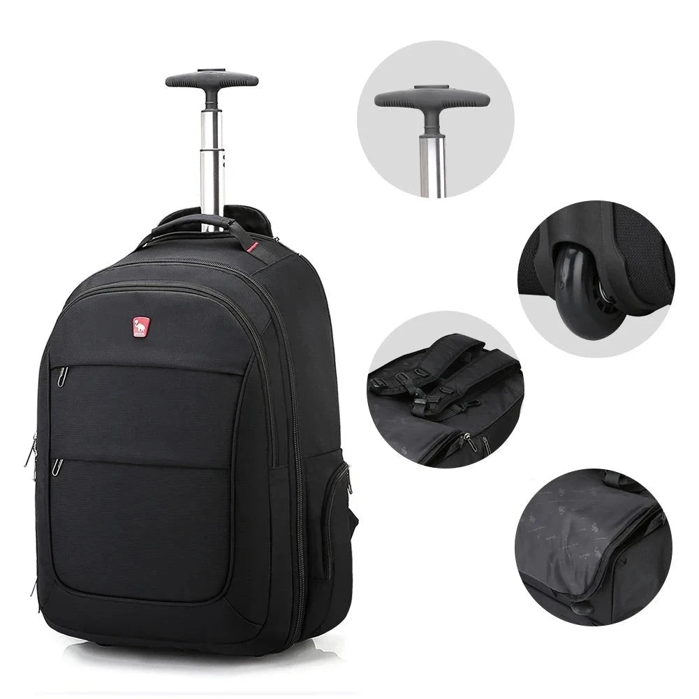 mochila trolley adulto portatil 15.6 rodinha
