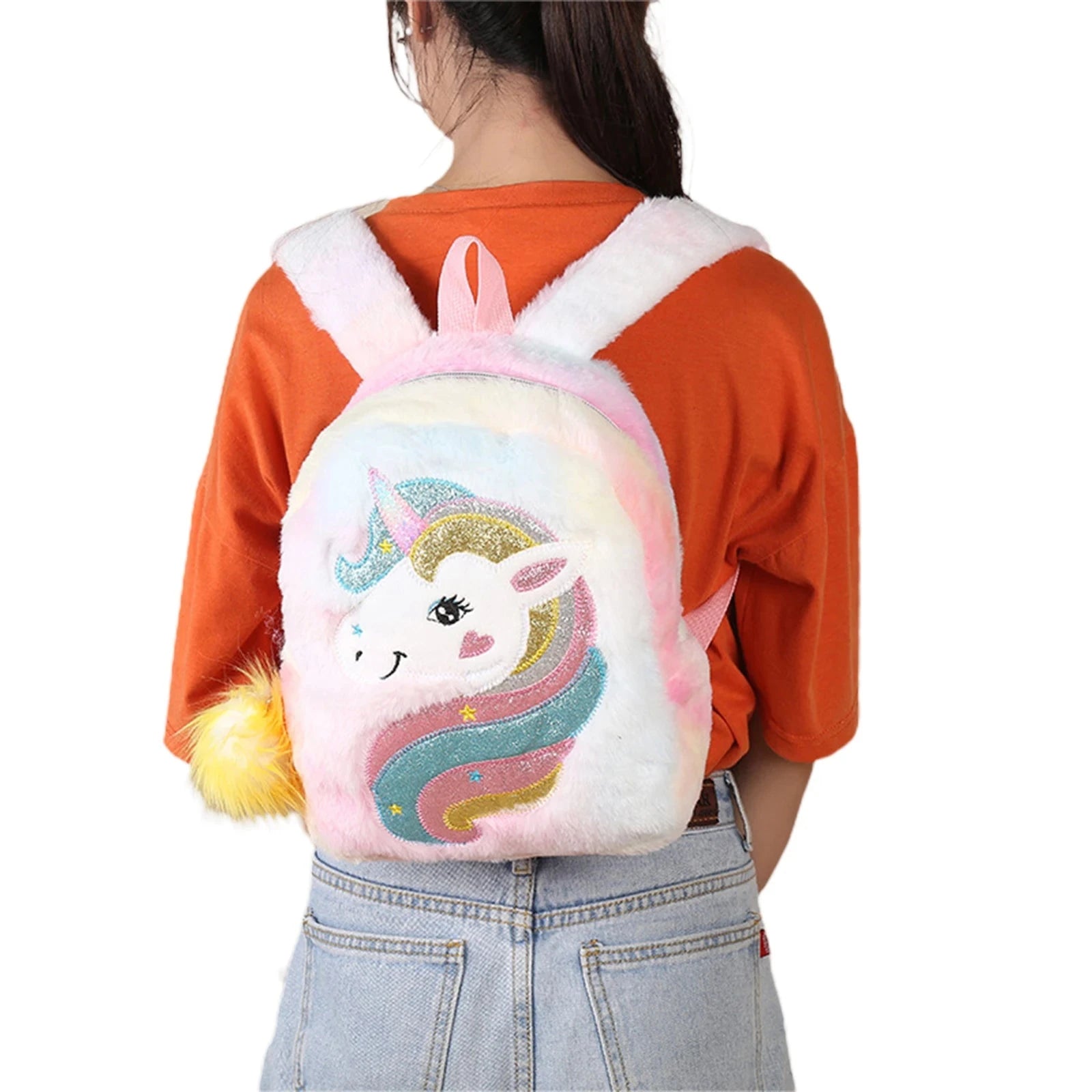 mochila unicornio infantil menina