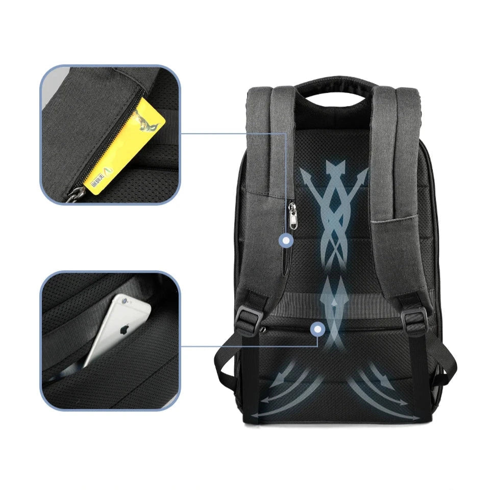 Mochila Anti-Roubo usb executiva