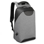 Mochila Anti-Roubo usb cinza