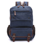 mochila retro de lona homem