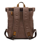 Mochila Vintage de Lona Pele