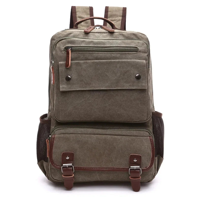 mochila estilo vintage lona