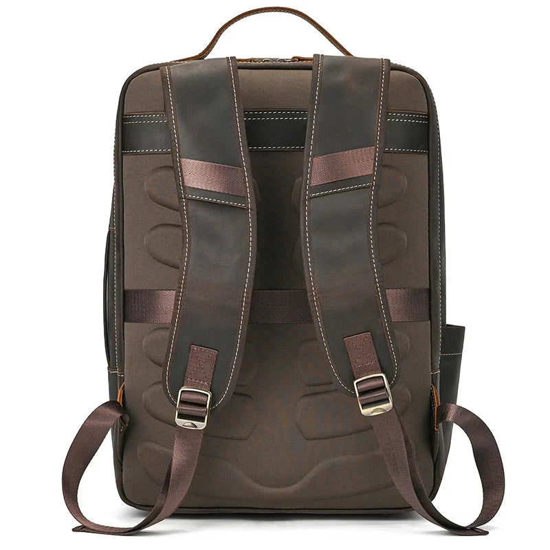 Mochila Vintage em Couro Masculina homem