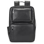 Mochila Vintage em Couro Masculina preto