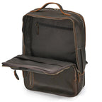 Mochila Vintage em Couro Masculina retro