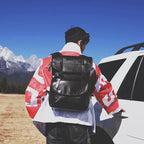 mochila vintage estilo carteiro homem