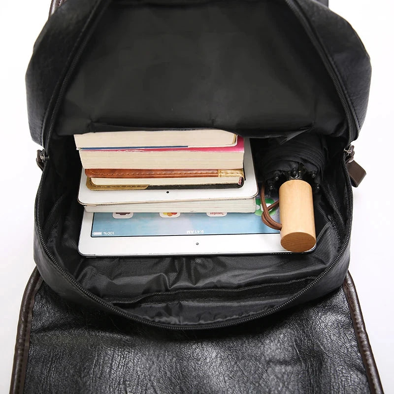 mochila vintage preto estilo carteiro