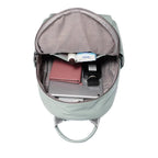Pequena Mochila de Couro Feminina