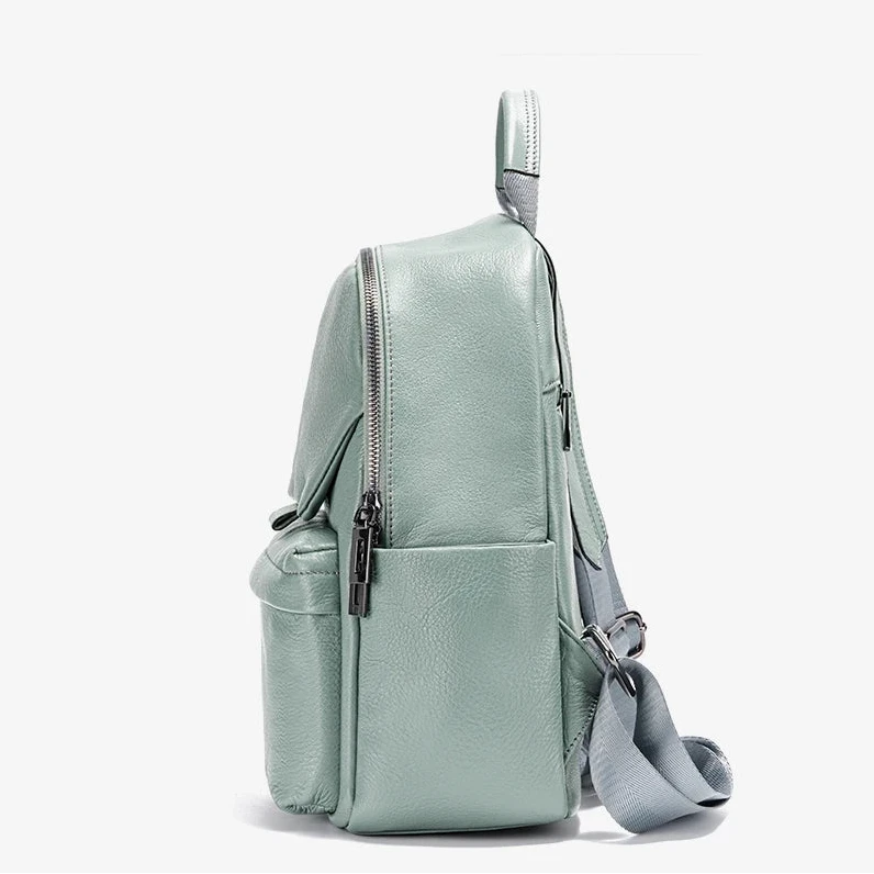Pequena Mochila em pele Feminina
