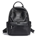 Pequena Mochila em pele Feminina preta